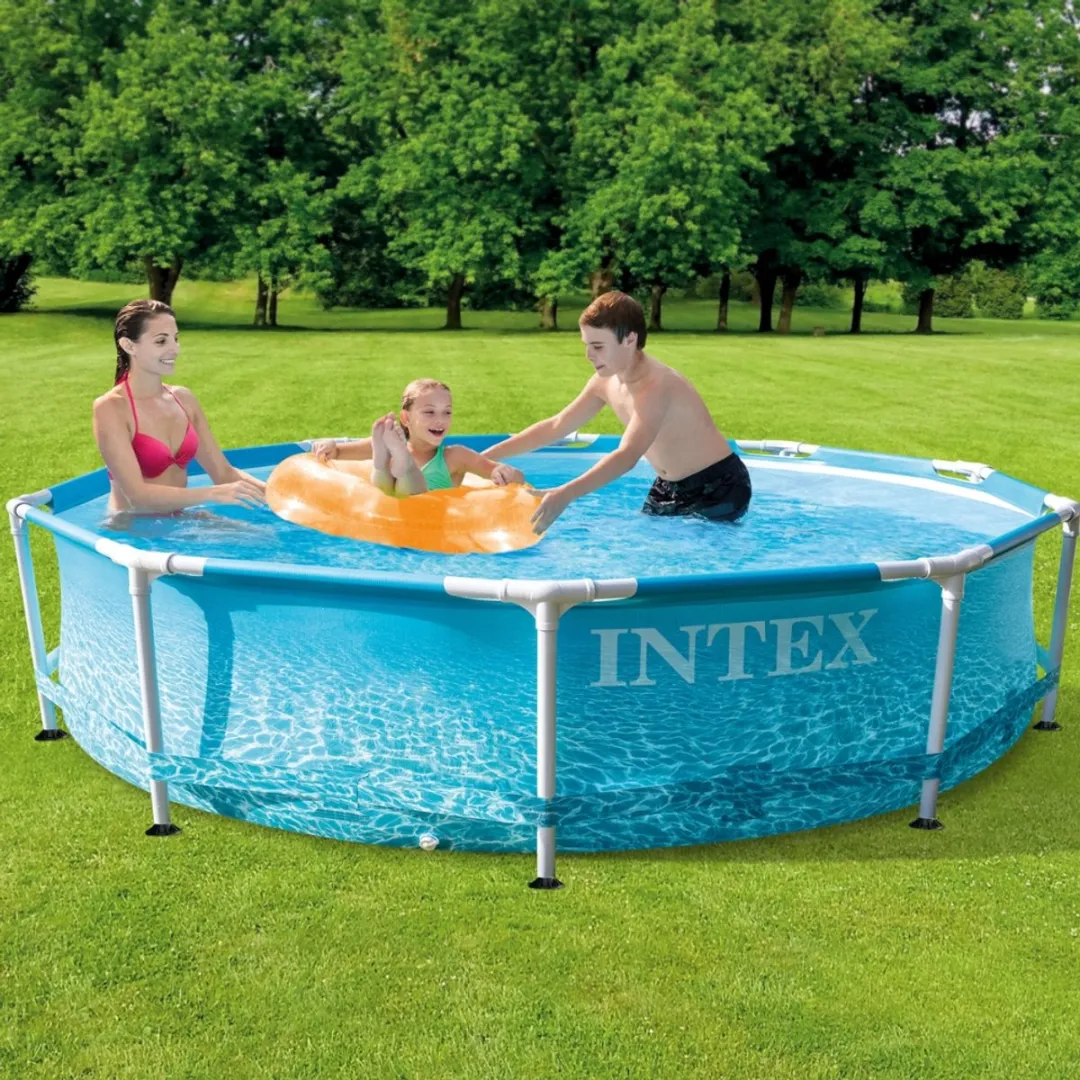 Intex 28206NP-Blauw Rond Frame Zwembad 305cm - 4485L - Blauw