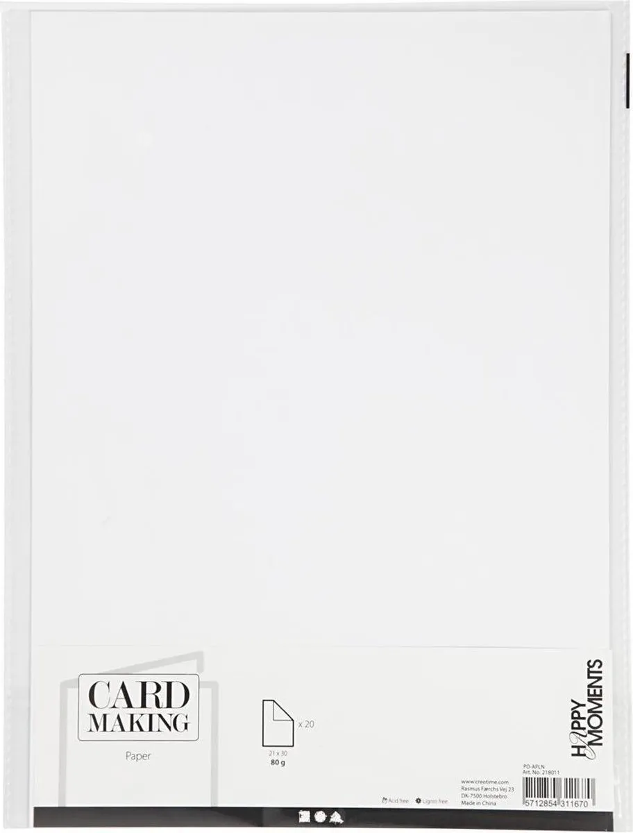Colortime Papier A4 80 gram - 20 Vel Multicolor