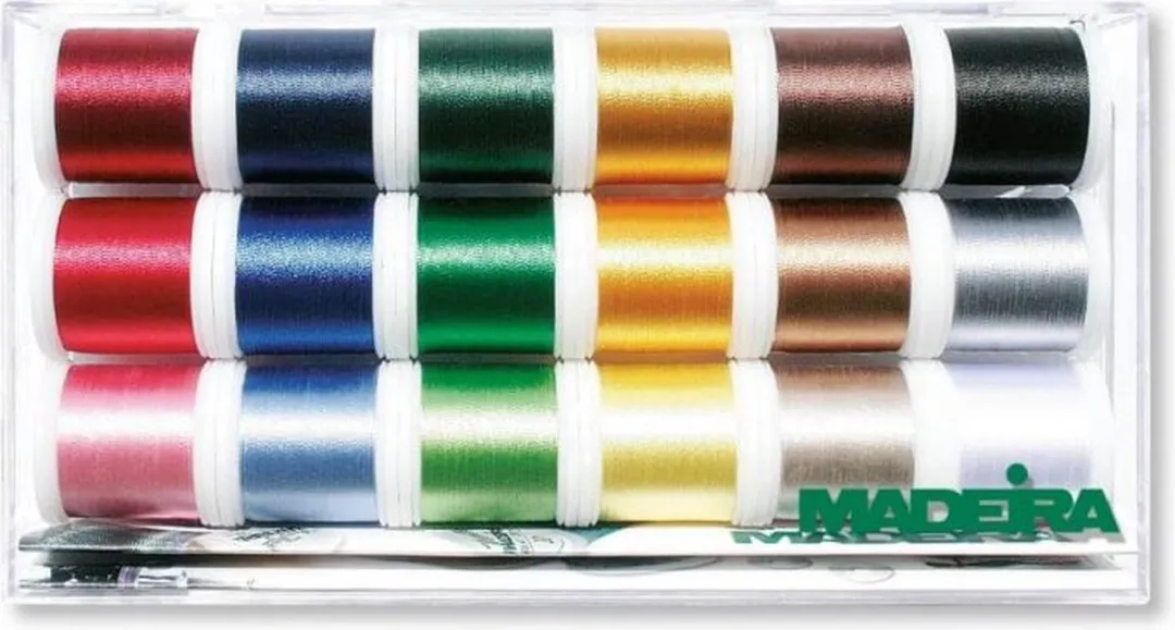 Madeira Rayon Borduurgaren - 18 Kleuren 200m