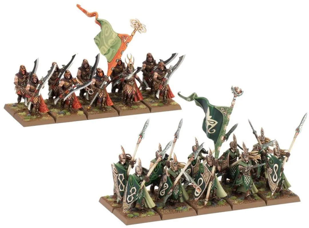 Games Workshop Warhammer The Old World Wood Elf Realms Bataljon 62 Onderdelen