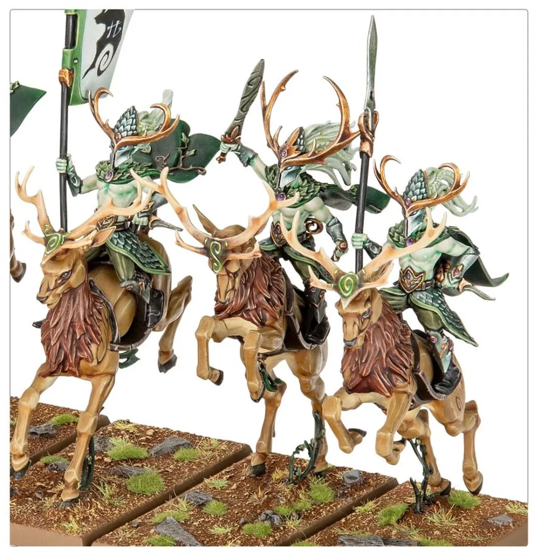 Games Workshop Warhammer The Old World Wood Elf Realms Bataljon 62 Onderdelen