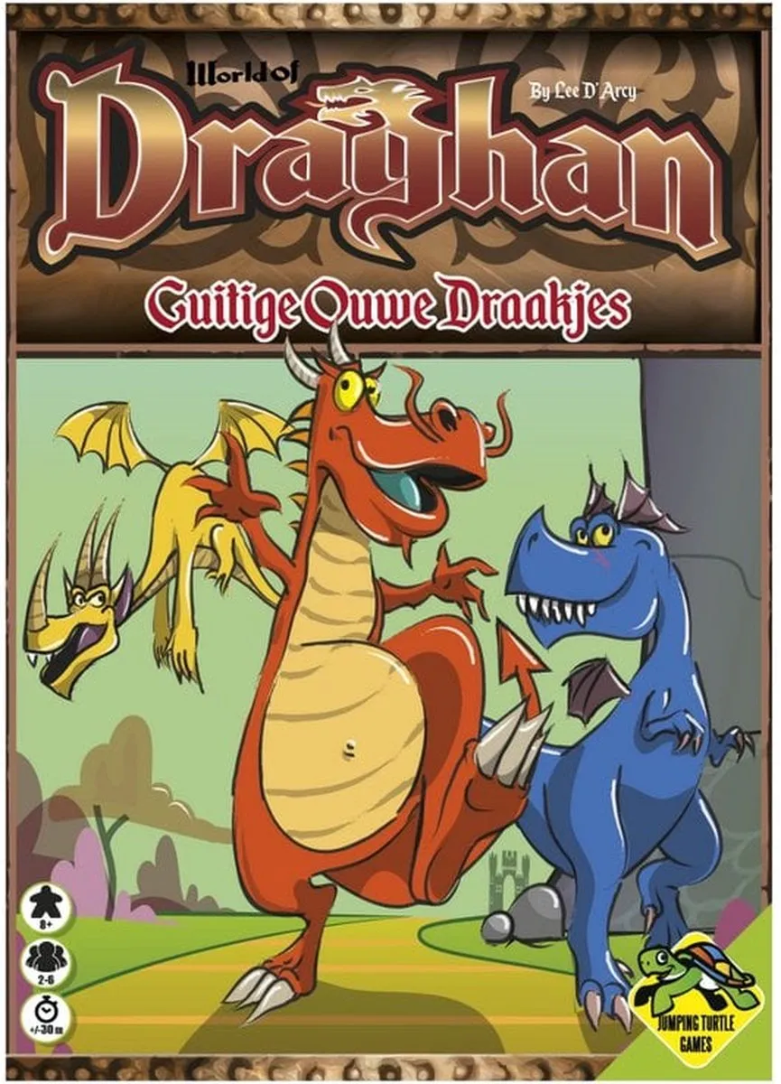 Jumping Turtle Games World of Draghan Guitige Ouwe Draakjes Kaartspel - 2-6 Spelers