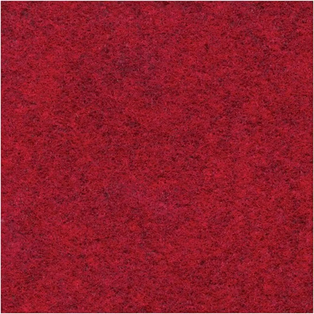 Creativ Company Hobbyvilt A4 Gemelleerd - Rood - 10 Stuks