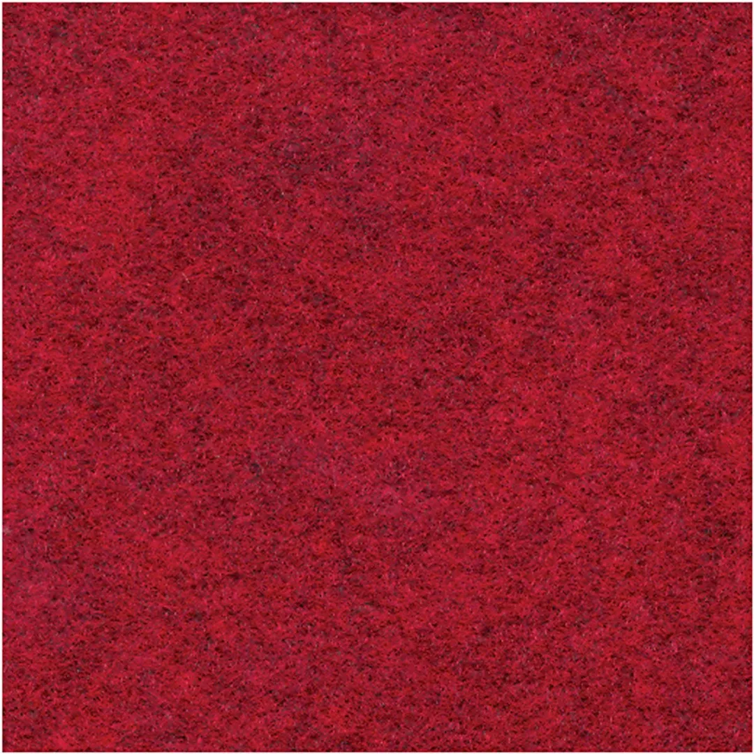 Creativ Company Hobbyvilt A4 Gemelleerd - Rood - 10 Stuks