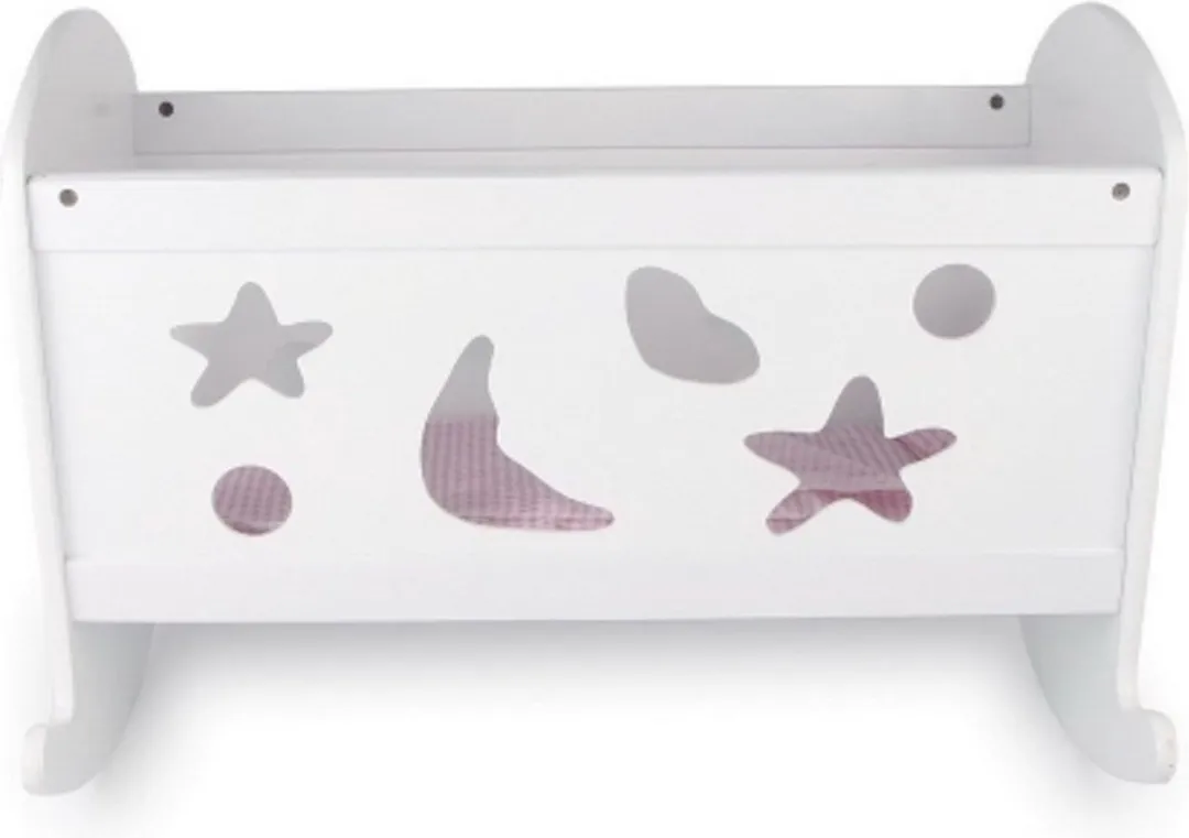 Small foot Houten Poppenwieg 2852 - Wit - afbeelding 6 van 6