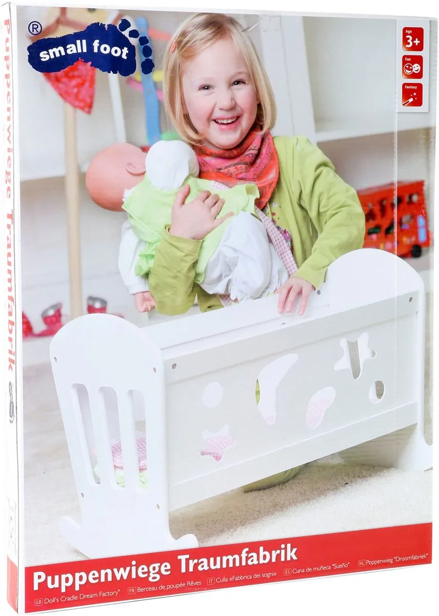 Small foot Houten Poppenwieg 2852 - Wit