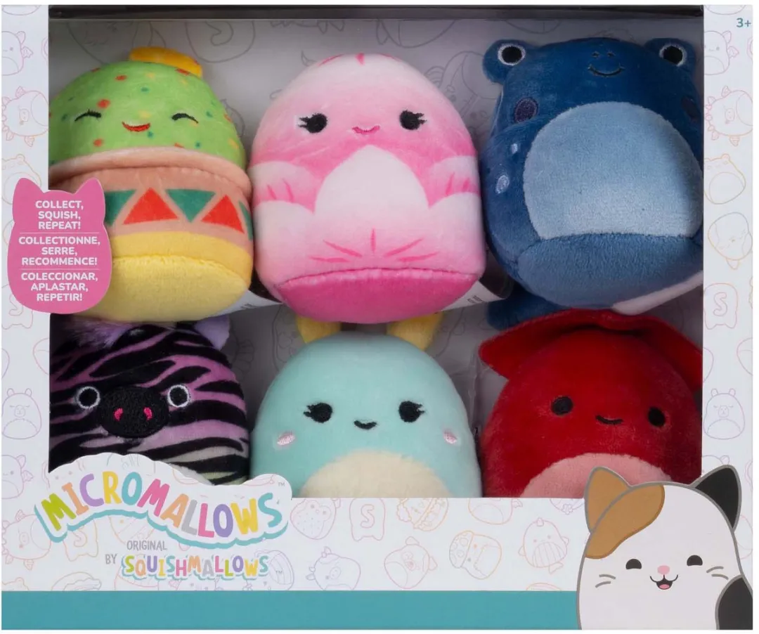 Squishmallows Micromallows 6-Pack - Multi