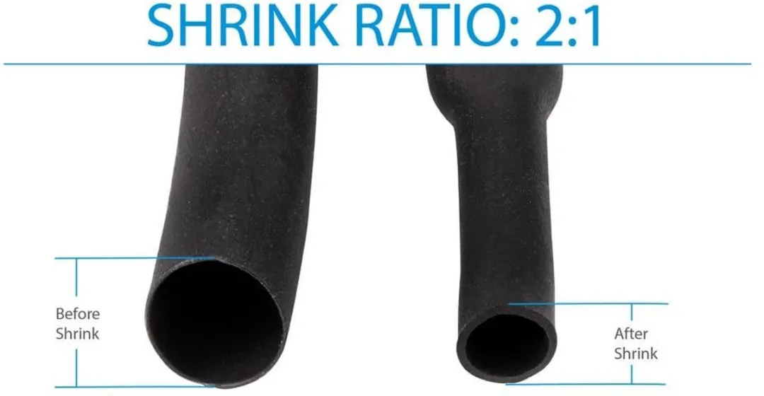 Tru Components Krimpkous 5mm Zwart - 10m