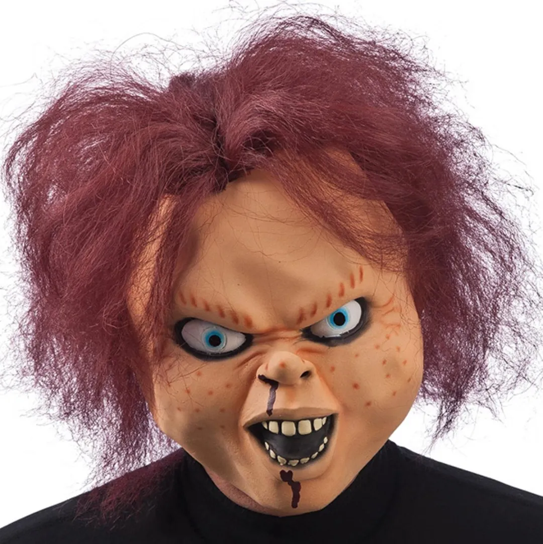 Carnival Toys Horror Doll Verkleedmasker - Beige