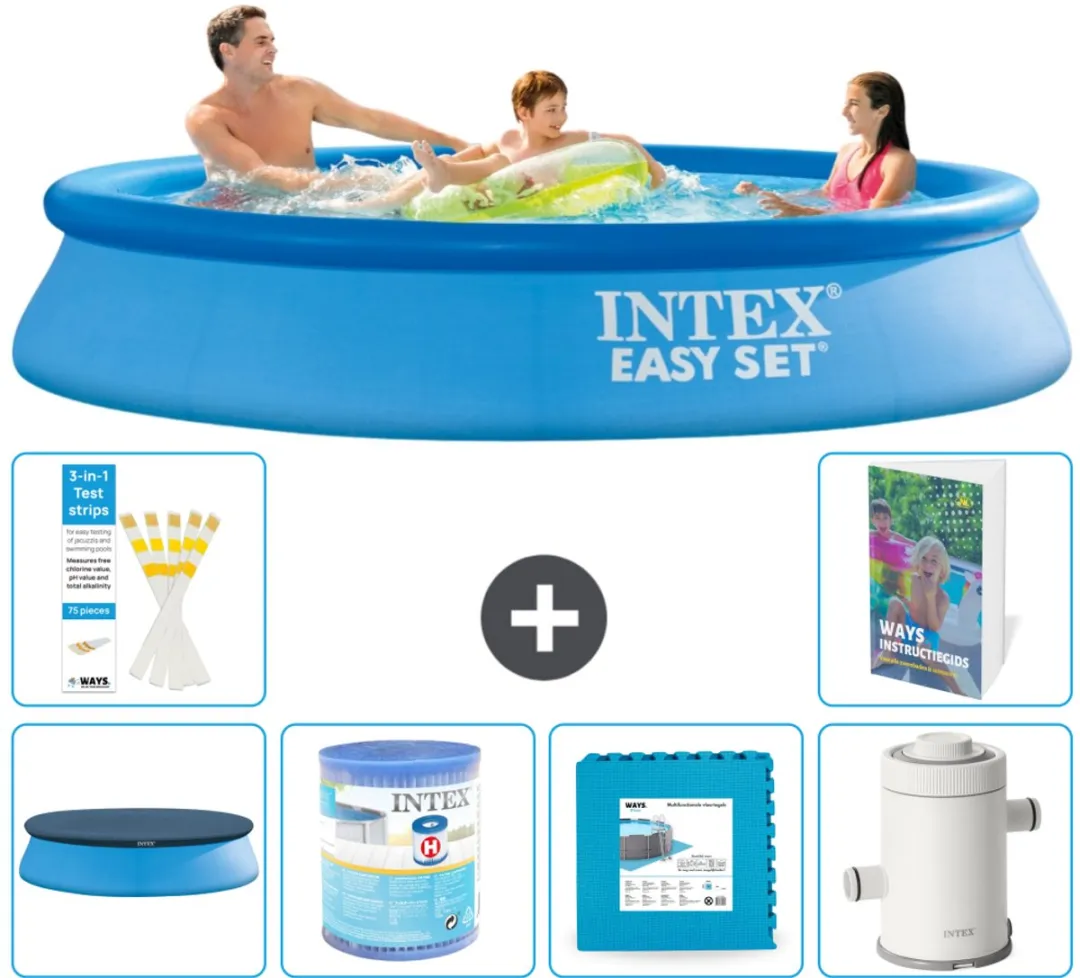Intex Easy Set Zwembad 305cm - 7-delig - Blauw