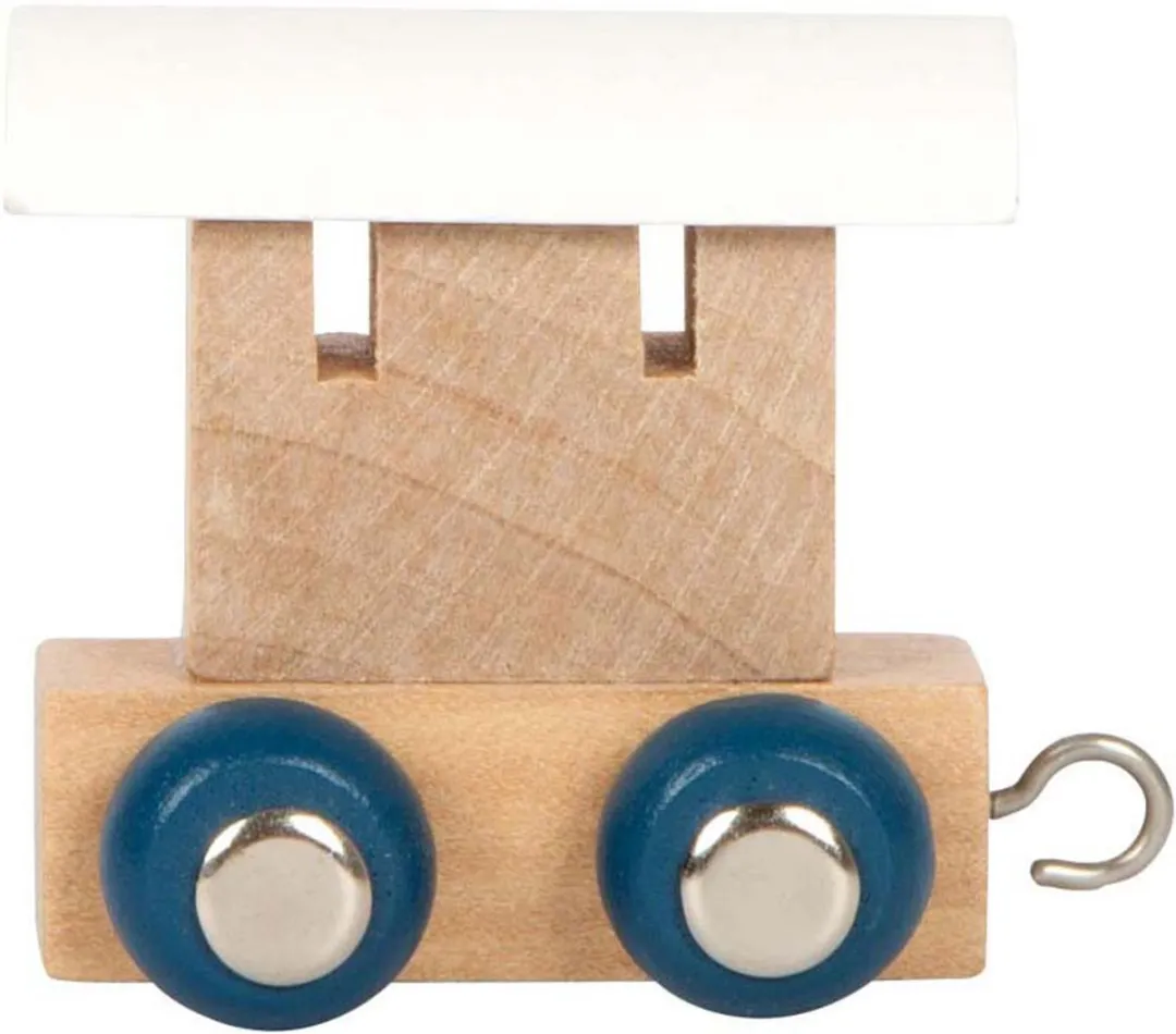 Small Foot Houten Lettertrein Polar Wagon - Wit