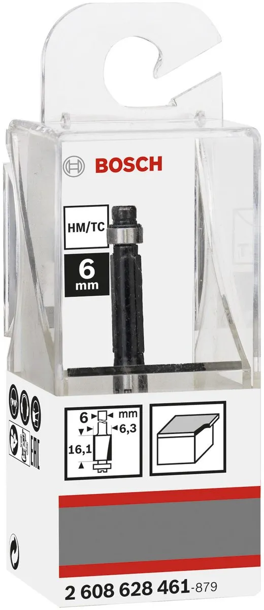 Bosch Kantfrees Kogel 6,3mm - 16,1mm - 6mm