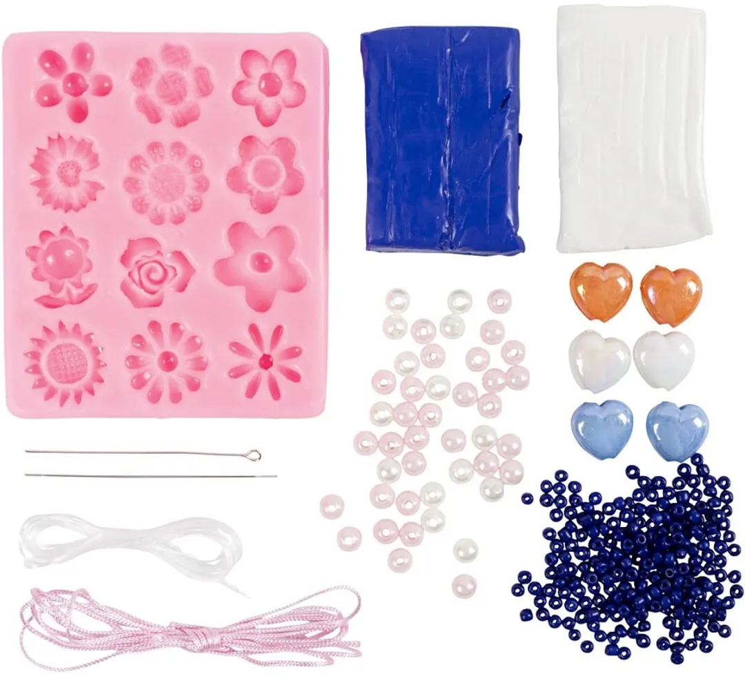 Creativ Company Mini Hobbyset Sieraden Bloemen Multicolor