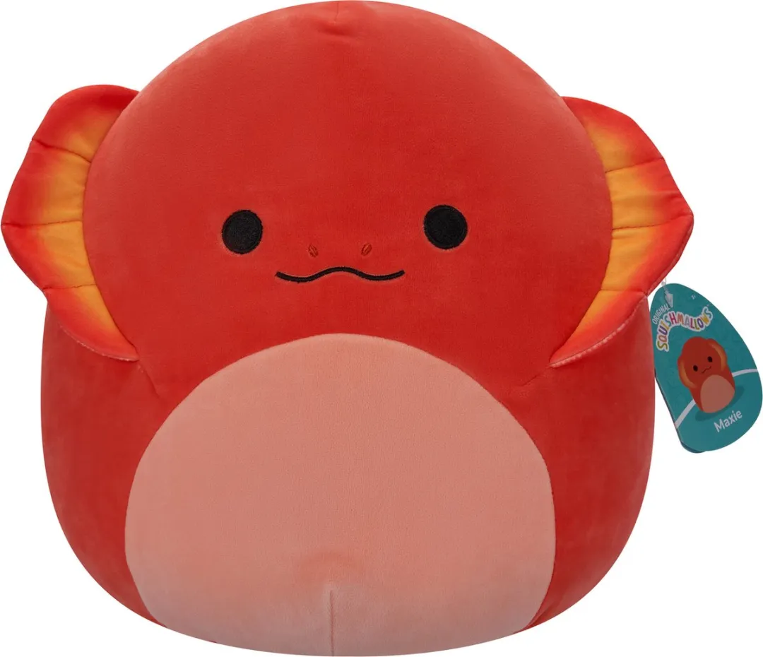 Squishmallows Maxie-Red Frilled Lizard 30cm Knuffel