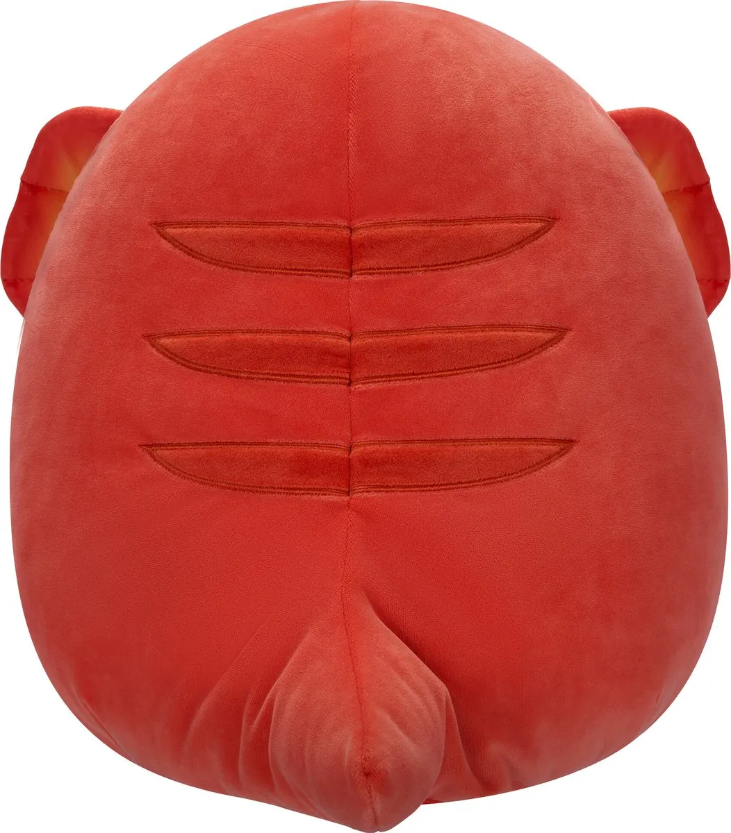 Squishmallows Maxie-Red Frilled Lizard 30cm Knuffel - Rood