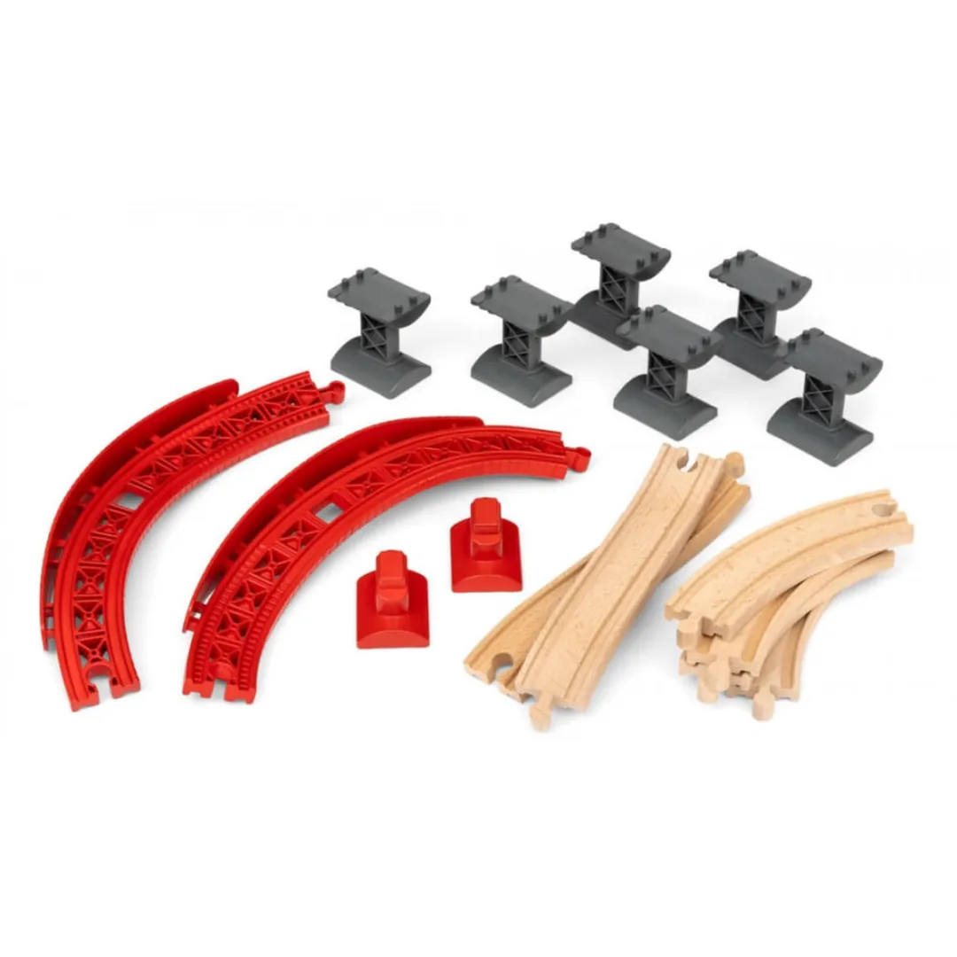 BRIO Oplopende Gebogen Rails Pack 33995