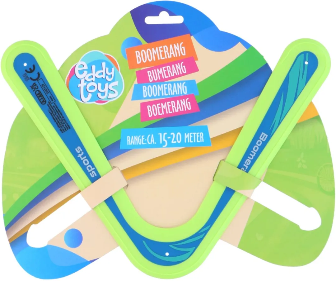 Eddy Toys Boemerang - 15-20m Bereik - Assorti Kleuren