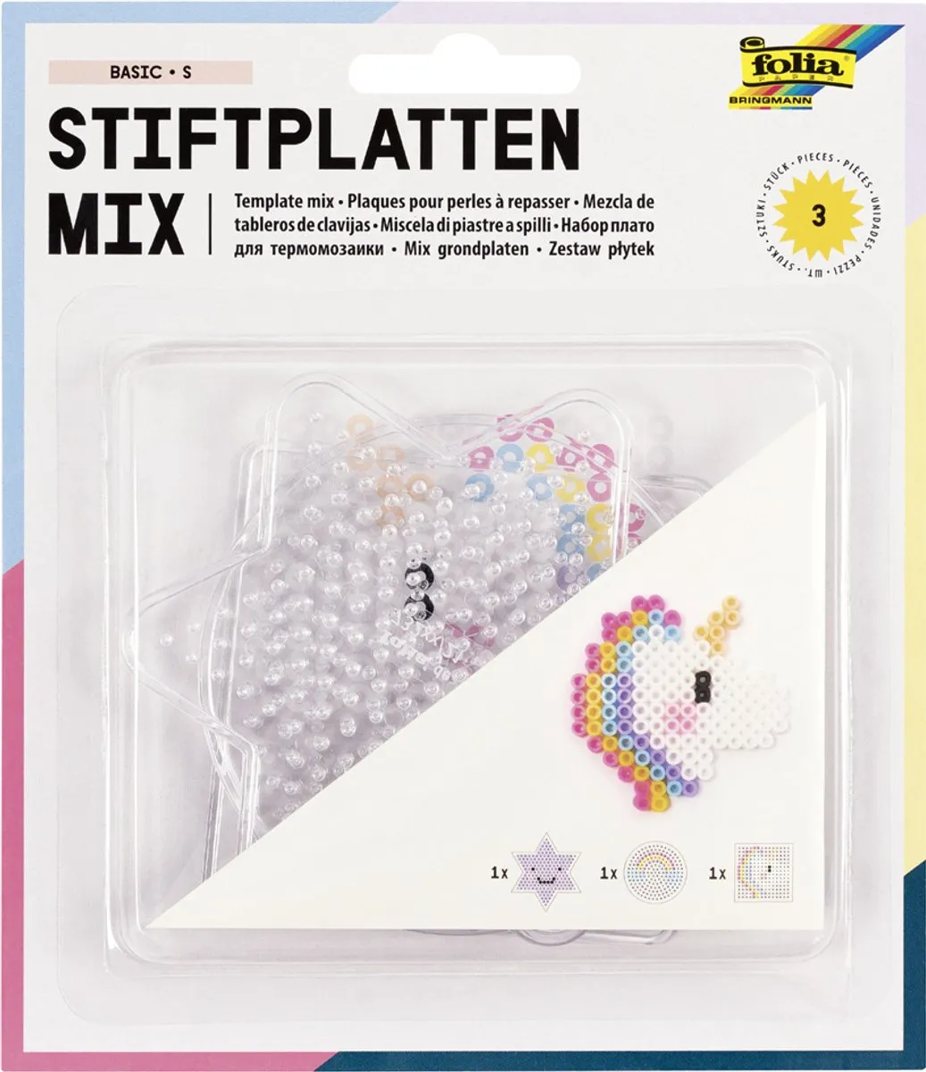 Folia Strijkkralen Bordjes Basic