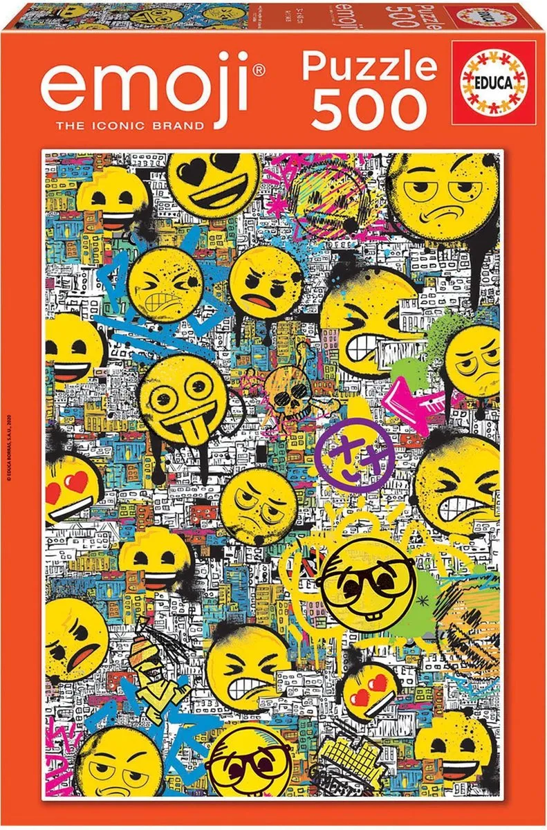 Educa Emoji Legpuzzel 500 Stukjes