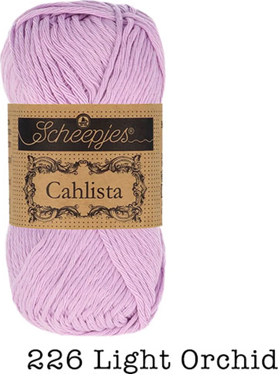Scheepjes Cahlista Light Orchid Wol - 1 Stuk