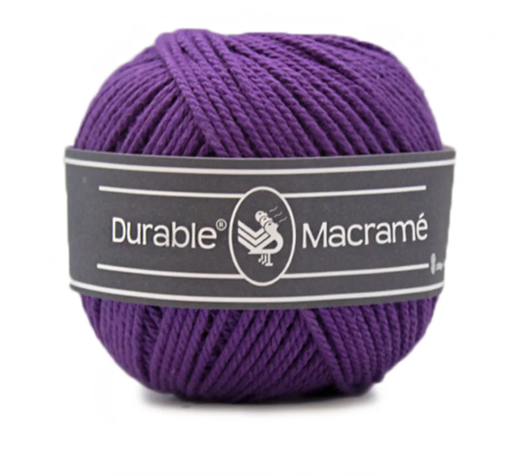 Durable Macramé 271 Violet Katoen Garen