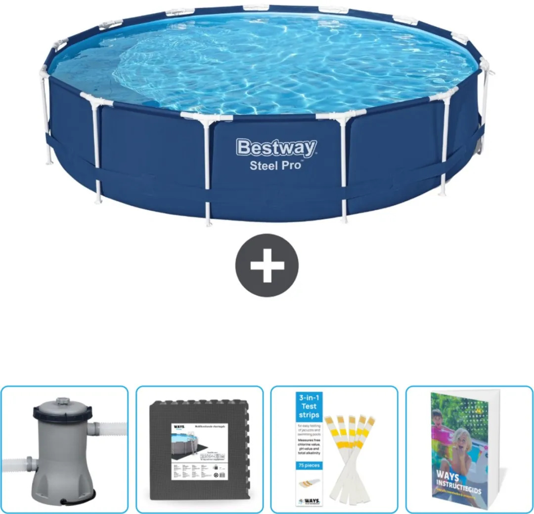 Bestway Steel Pro Zwembad 396x84cm