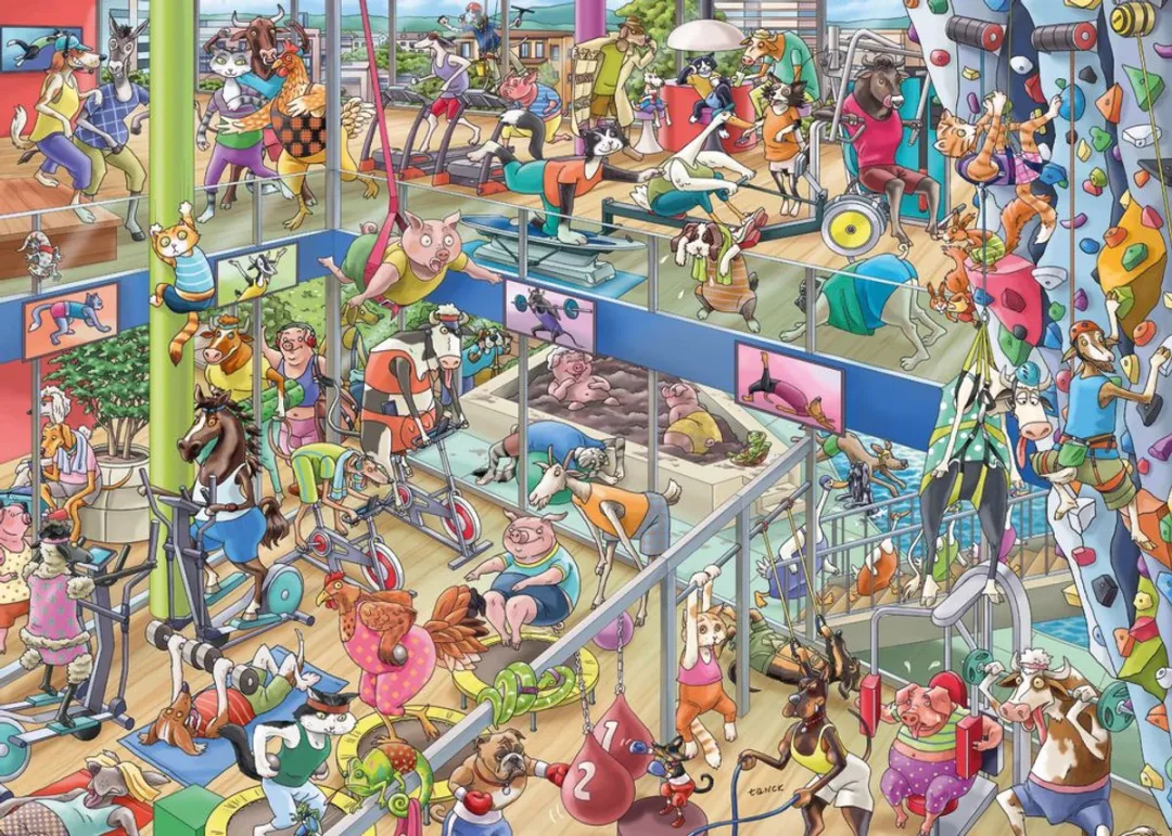 Heye Pet Gym Puzzel 1000 Stuks