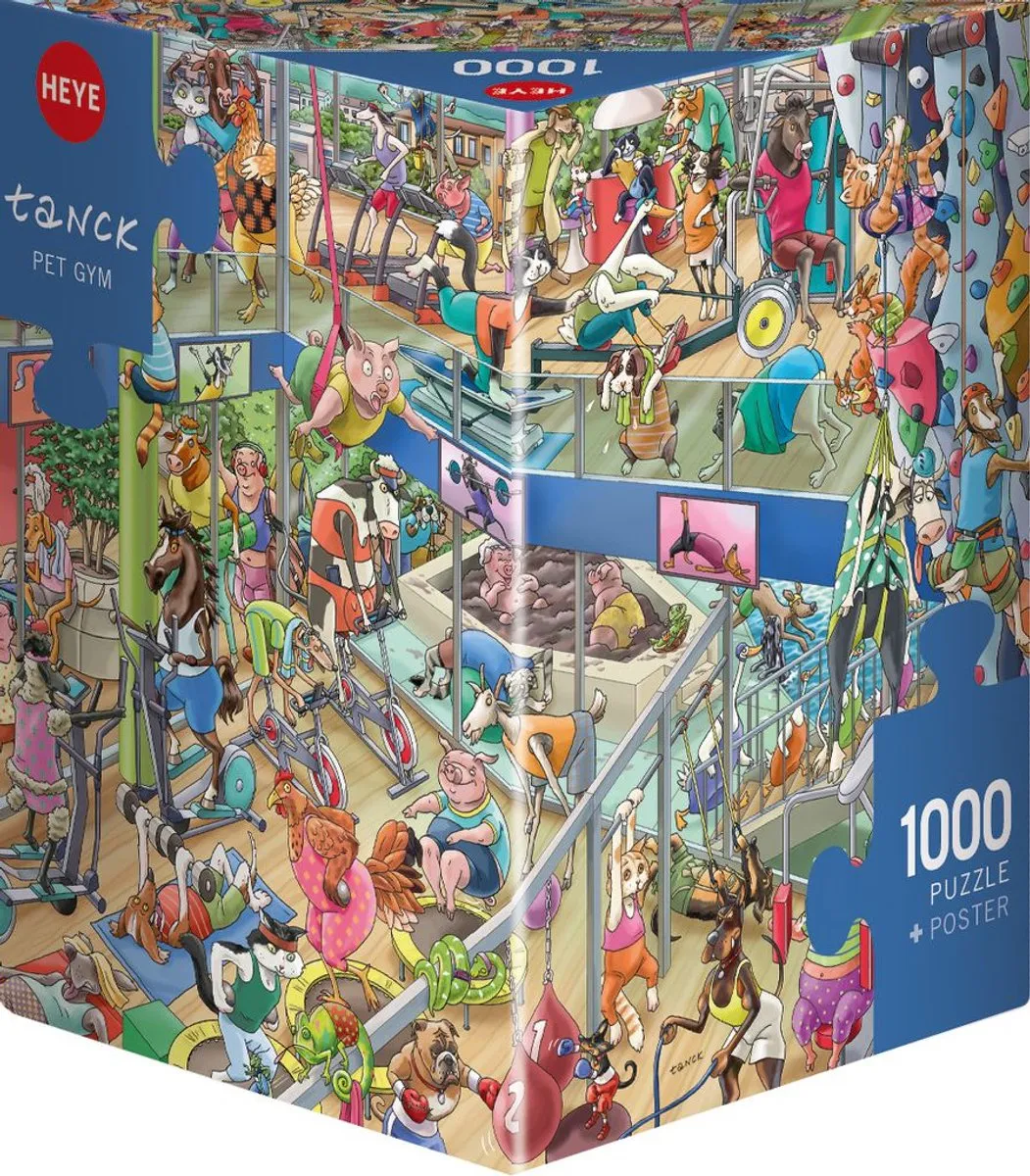 Heye Pet Gym Puzzel 1000 Stuks - Multicolor