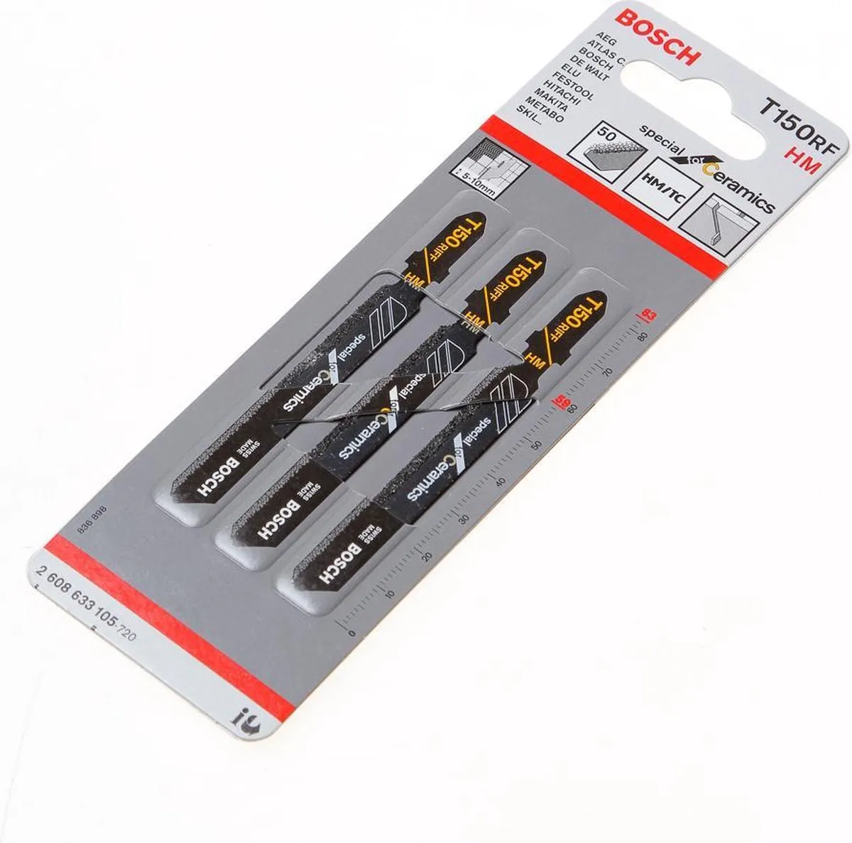 Bosch Decoupeerzaagblad T 150 RIF - 3 Stuks