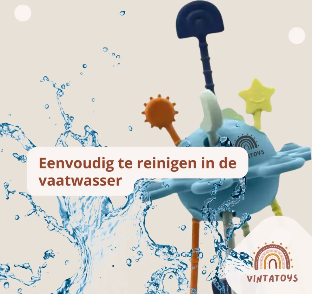 VintaToys -Baby Speelgoed 6 Maanden - Sensorisch Speelgoed Baby - Baby Speelgoed - Sensorische Stimulatie - Montessori Speelgoed Baby - Baby Speelgoed Jongen - Fijne Motoriek - Blauw