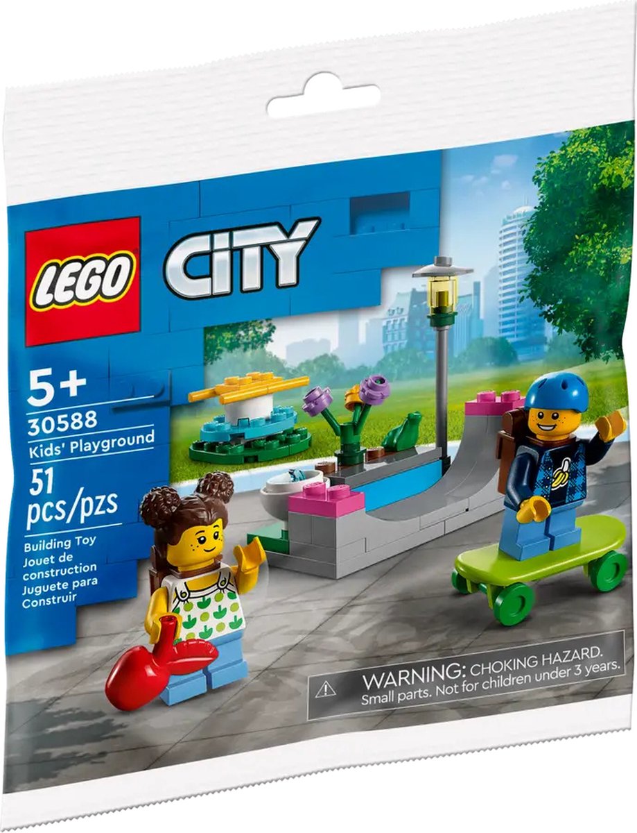 LEGO City 30588 - Kinderspeeltuin - Skatebaan (polybag)