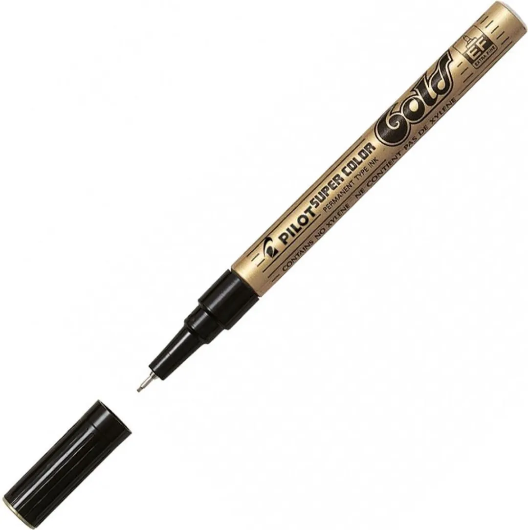 Pilot Super Color Gouden Marker - Extra Fine Tip