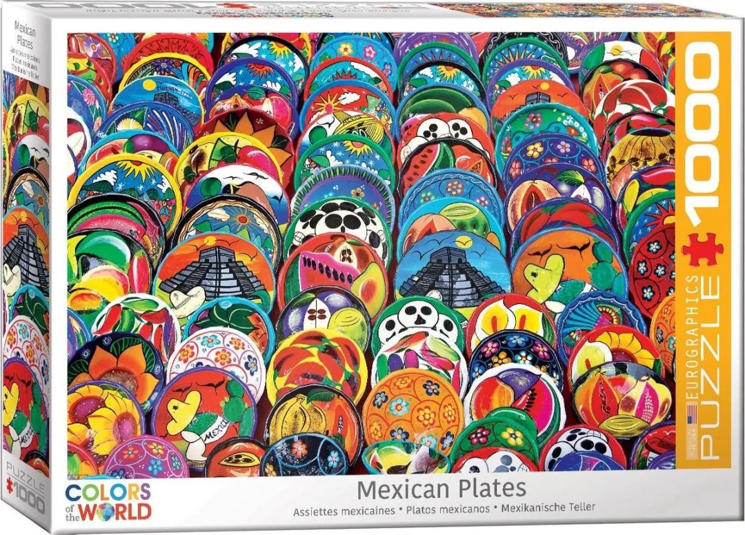 Eurographics Mexican Ceramic Plates Puzzel 1000 Stuks