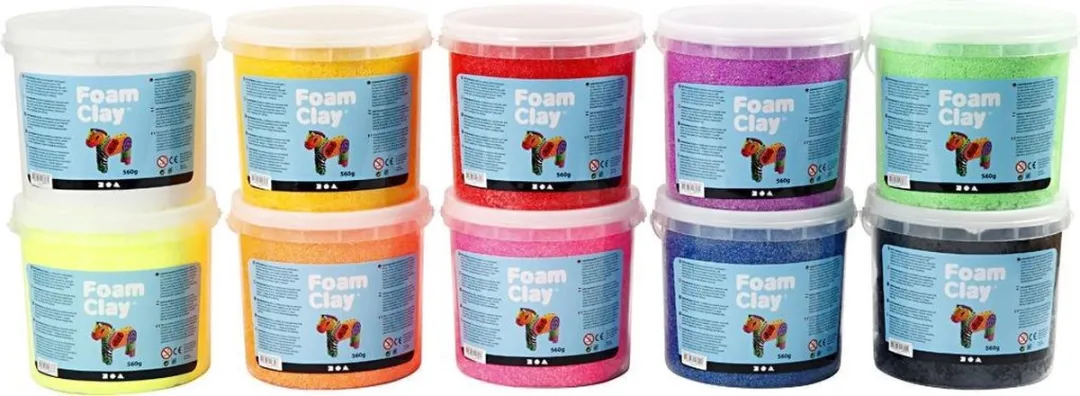 Foam Clay Assorti 10x560g
