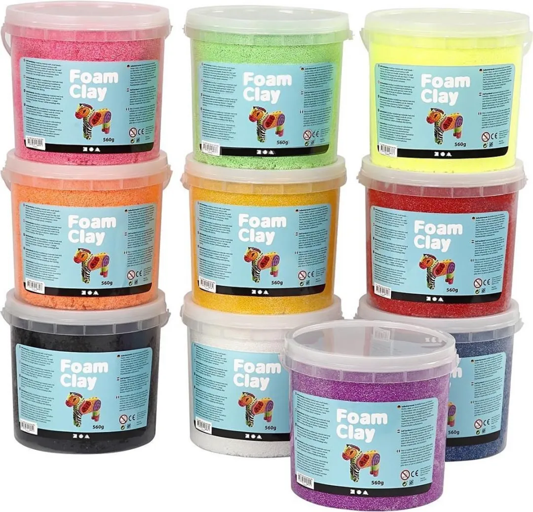 Foam Clay Assorti 10x560g