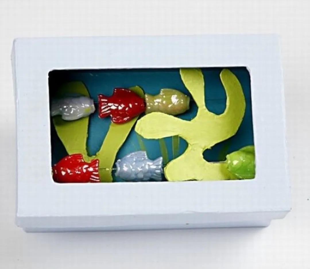 Creativ Company Plastic Zeedieren Kralen 9-12mm - 380 Stuks