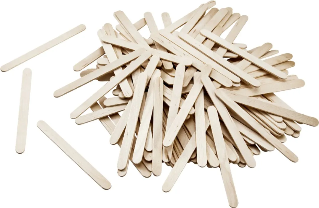Folia Houten Stokjes Assorti - 50 Stuks