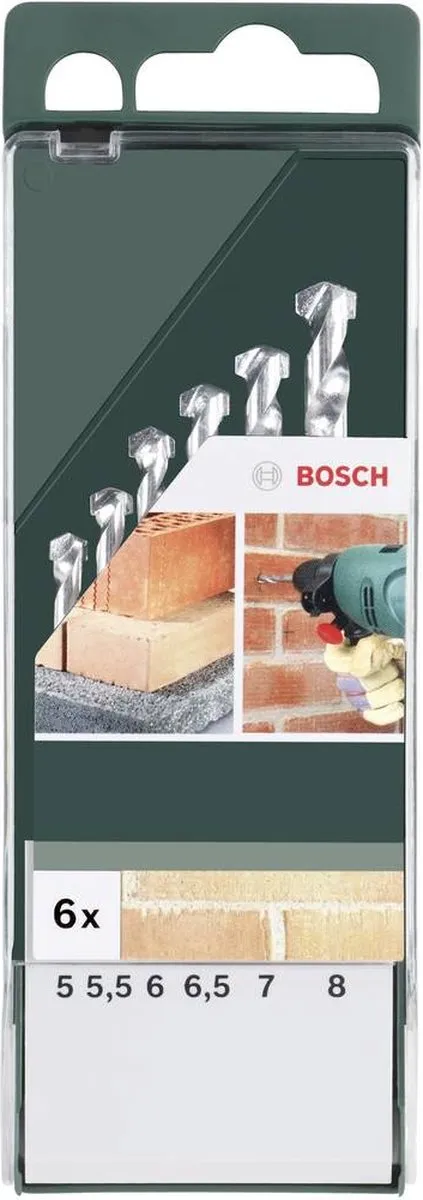 Bosch 6-delige Steenborenset