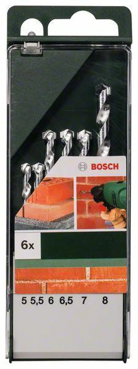 Bosch 6-delige Steenborenset