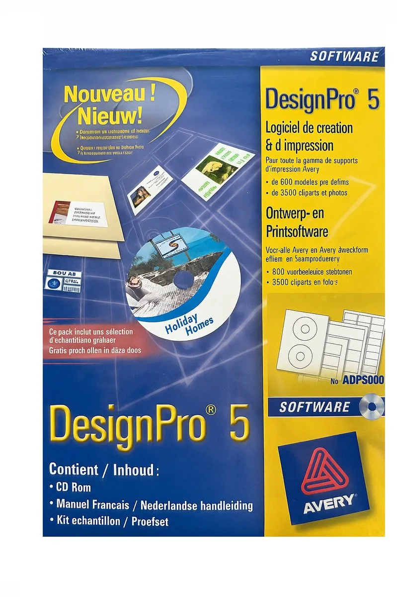 Avery DesignPro 5 Ontwerpsoftware