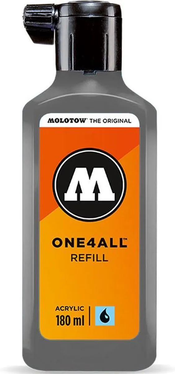 Molotow ONE4ALL Donkergrijze Navulinkt 180ml