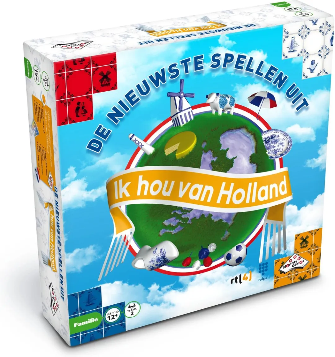 Identity Games Ik Hou van Holland Bordspel - 2-12 Spelers