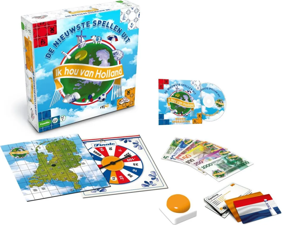 Identity Games Ik Hou van Holland Bordspel - 2-12 Spelers