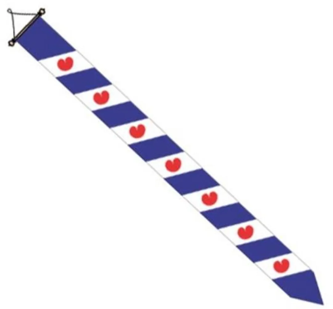 Wimpel Friesland 15x200 cm