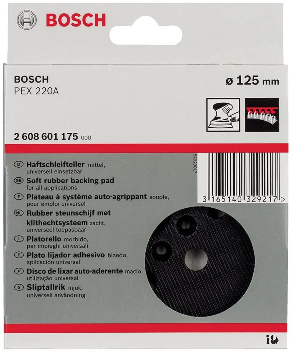 Bosch Schuurplateau 125mm - 2608601169