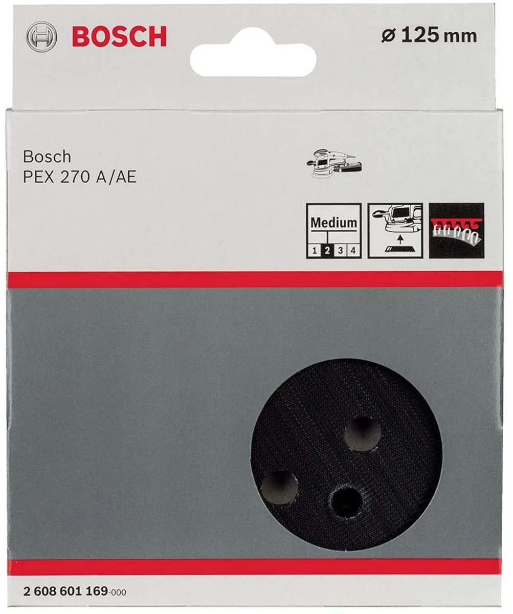 Bosch Schuurplateau 125mm - 2608601169