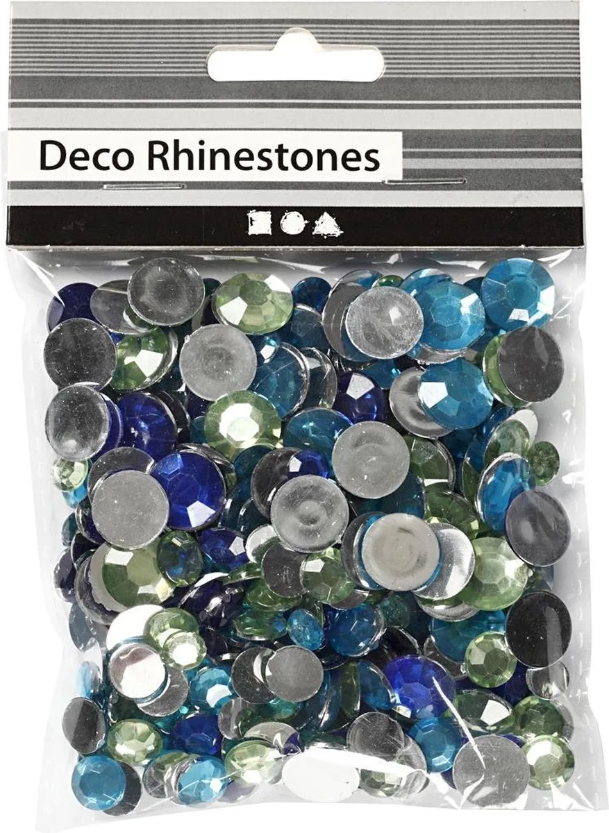 Creativ Company Strasstenen Blauwe Harmonie 6-12mm - 360 Stuks