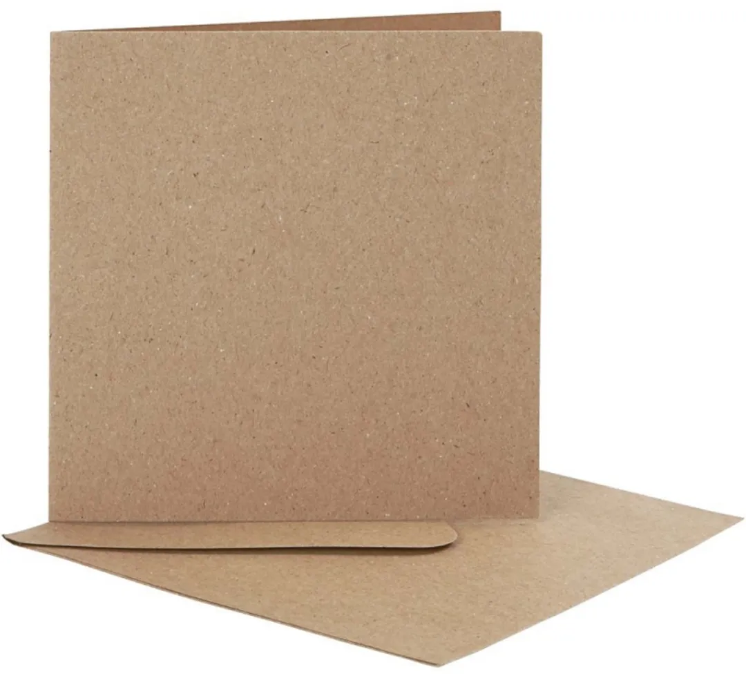 Creativ Company Kaarten & Enveloppen 12,5x12,5cm