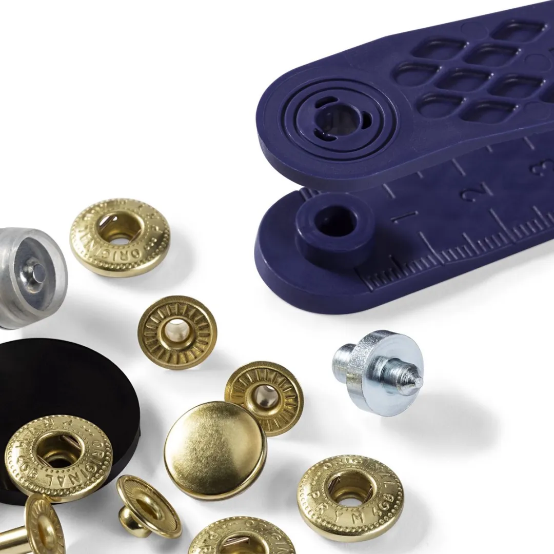 Prym Naaivrijdrukknopen Anorak 12mm - Goudkleurig - 10 Stuks