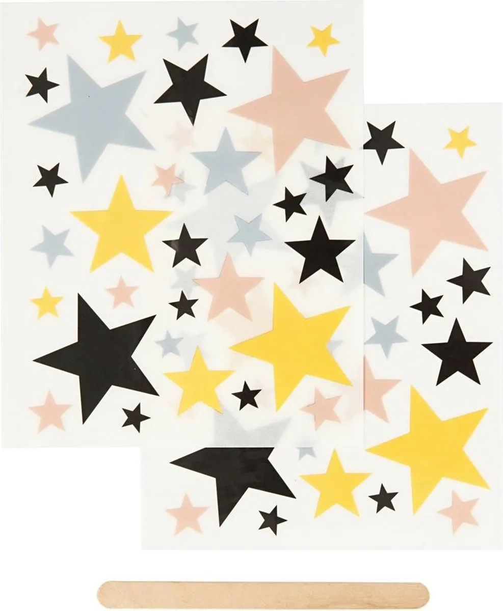 Creativ Company Rub-on Sterren 12x15cm